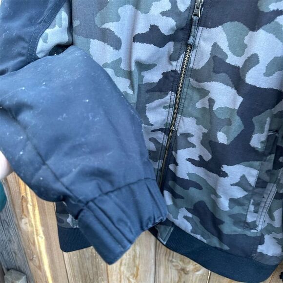 Columbia Men's Loma Vista Hooded Jacket Black Camo Size L - Picture 6 of 10